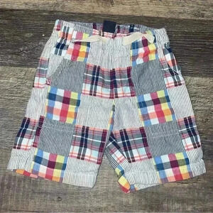 Boys Nautica Plaid print shorts size 18months